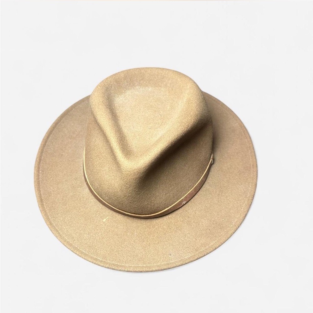 Pendleton Gold-Tan Wool Rancher Hat with Slim Band